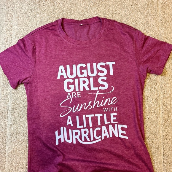 August Girls Graphic Tee - Pink - Picture 1 of 3
